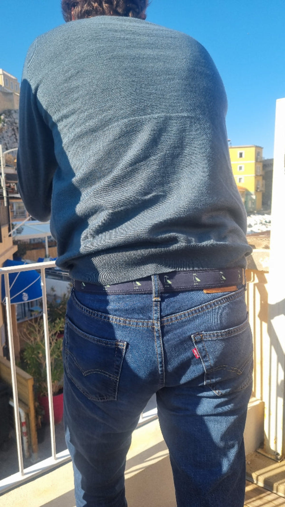 Ceinture chic et décontractée The Yookies à motifs mouettes vertes