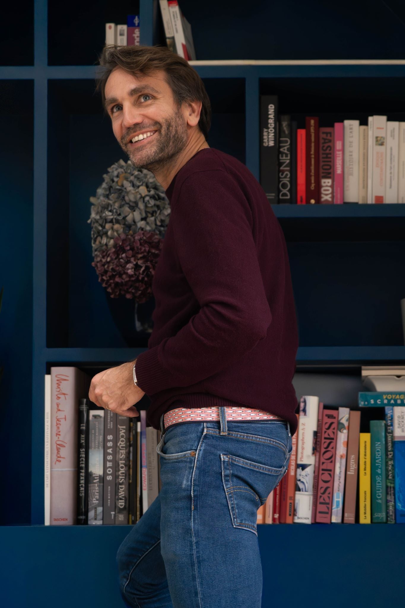 Ceinture Sardines - Fond Rose